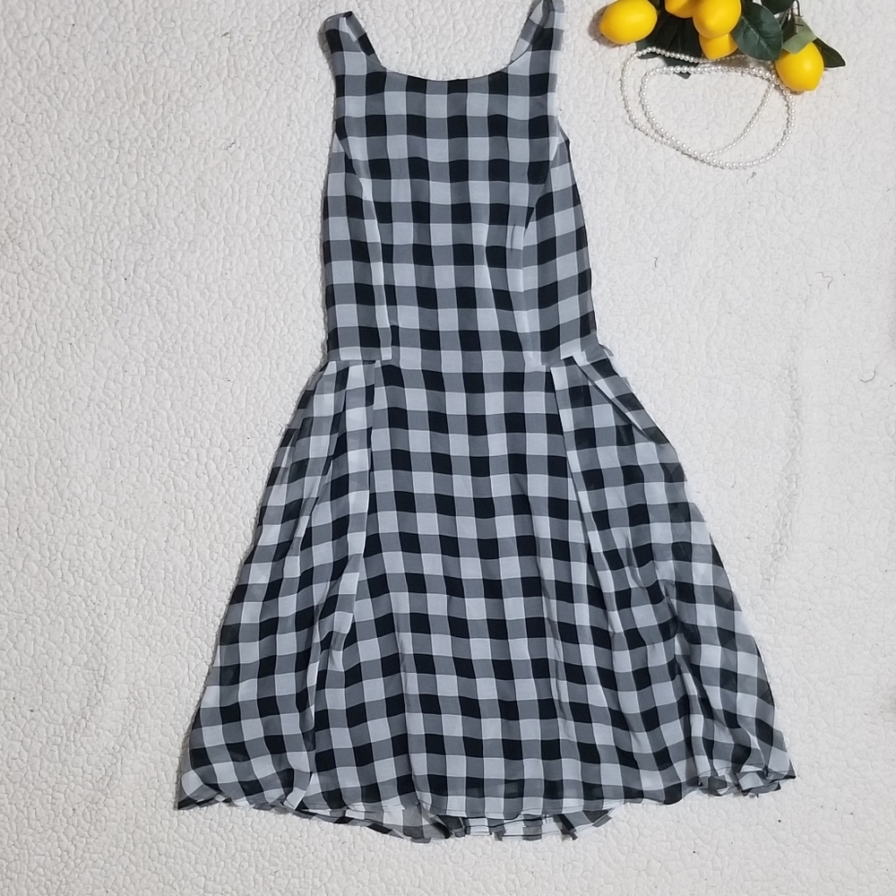 Modcloth small gingham dress by coconinno